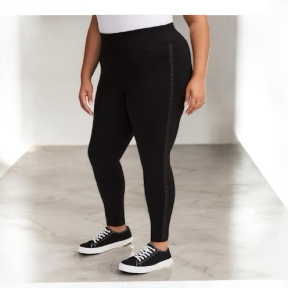 Torrid Studded Black Pants 4X - Picture 2 of 5